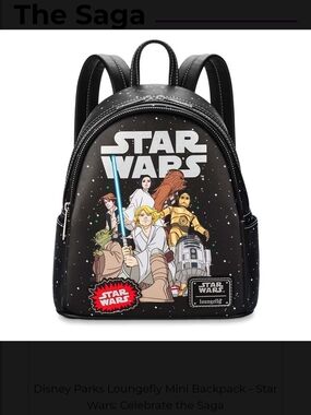 Loungefly Star Wars Kids Mini Backpack - Black